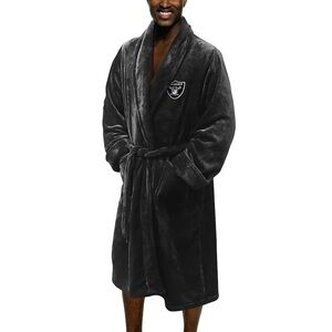 LAS VEGAS RAIDERS Silk Touch Robe - L/XL - NWT